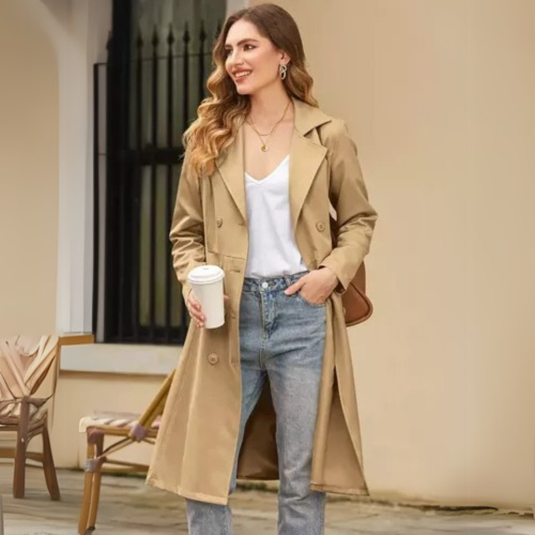 Alessandra Jacket | Elegant Trench Coat for Women