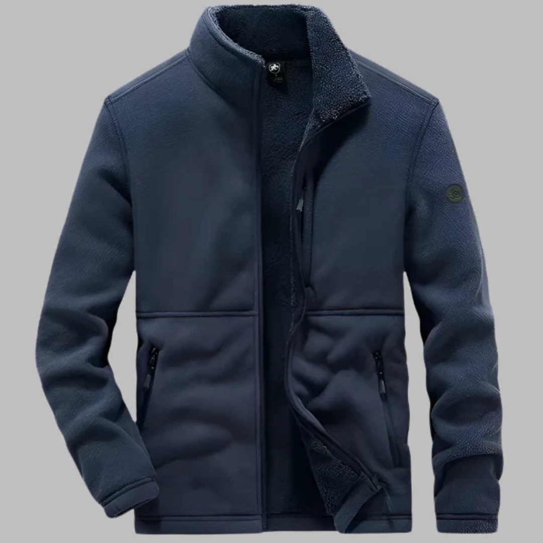 Adolf Jacket | Winter Jacket with Zipper and Stand-Up Collar