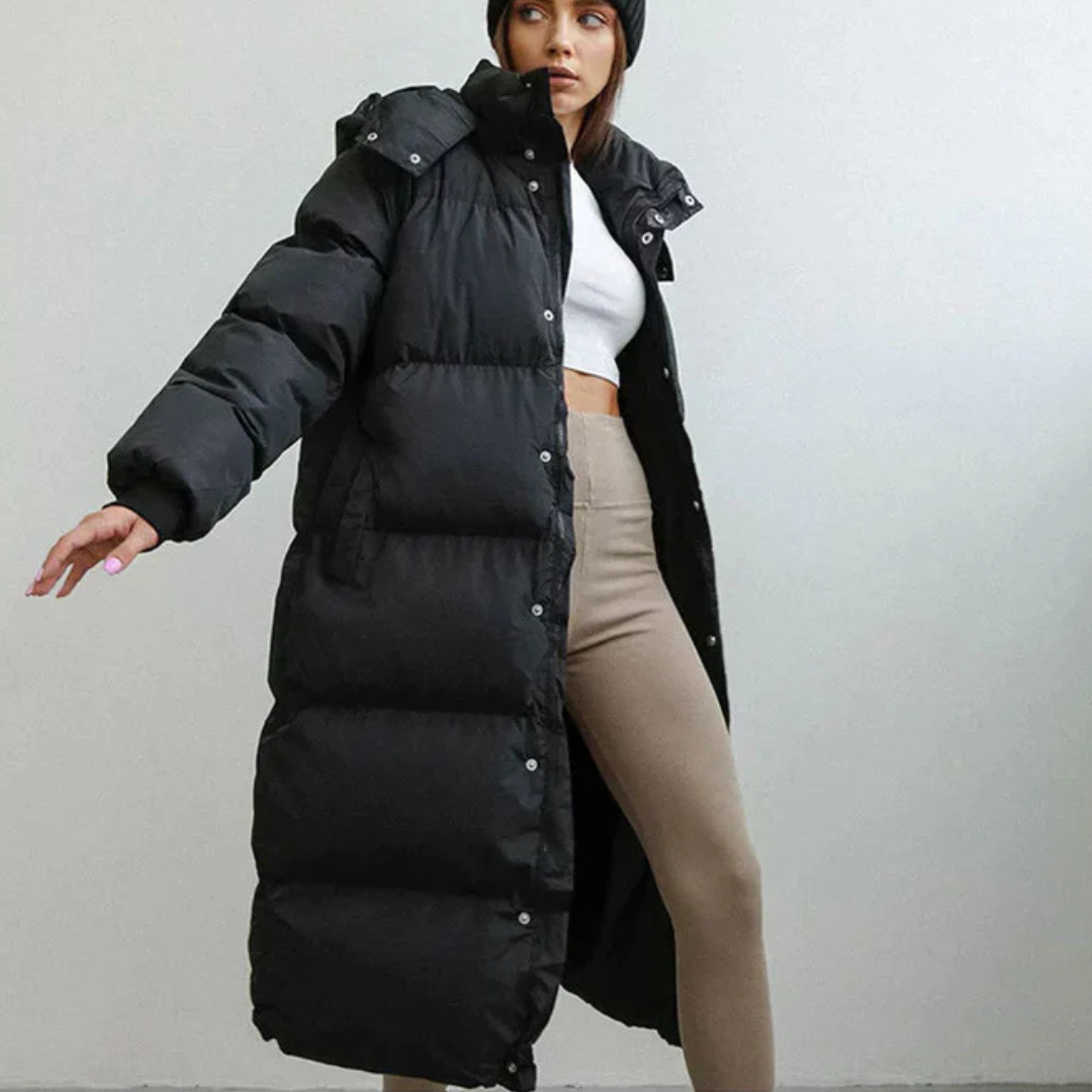 Abigail Down Coat | Warm Winter Coat in Long Cut