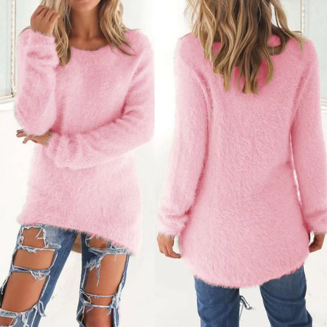 Amelia Long-Sleeve Sweater | Comfortable Women's Pullover for Everyday Wear