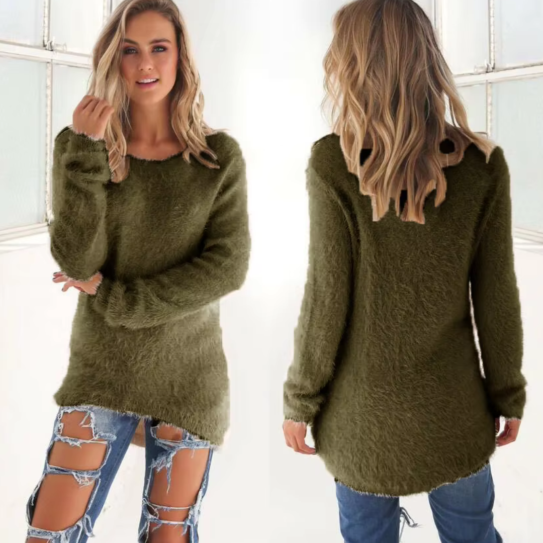 Amelia Long-Sleeve Sweater | Comfortable Women's Pullover for Everyday Wear