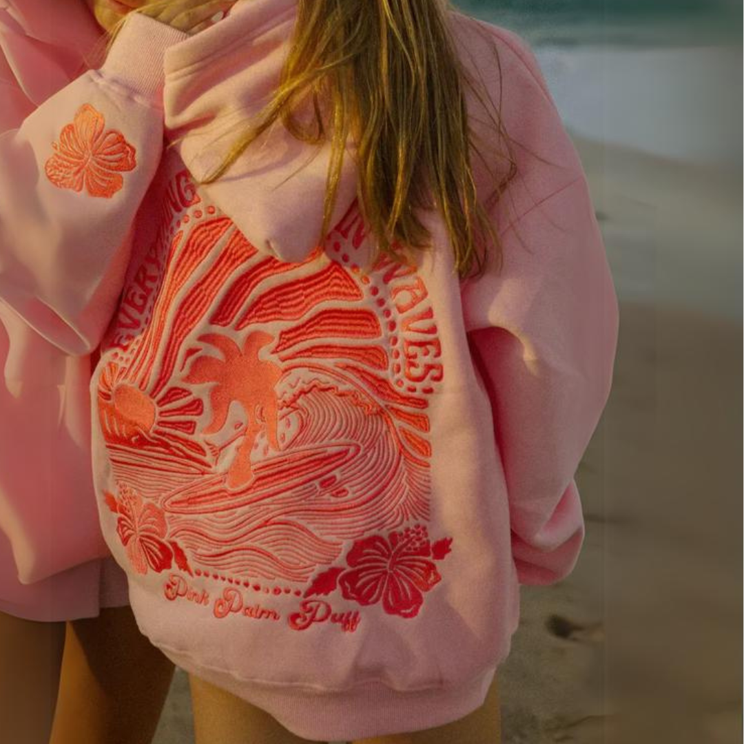 Abigail Hoodie | Hooded Sweatshirt - Sunset Back