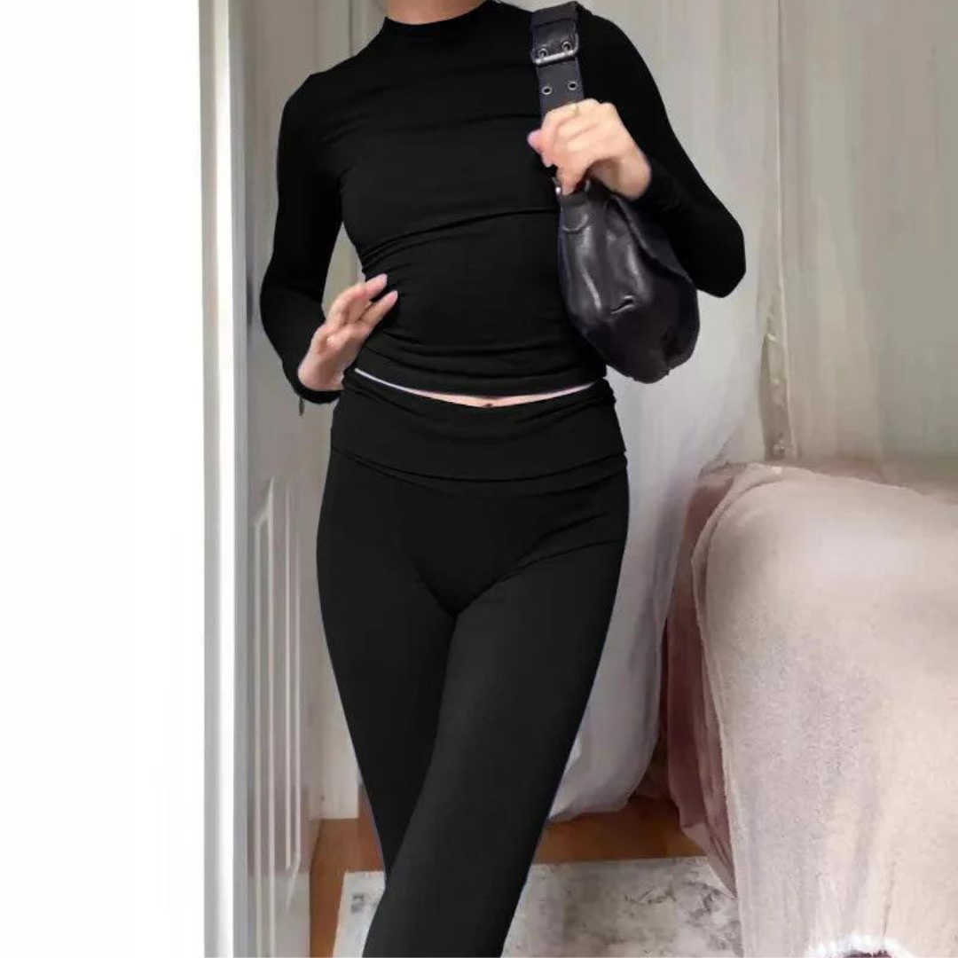 Anja 2-Piece Set | Women's Set with Slim Fit Long Sleeve Top