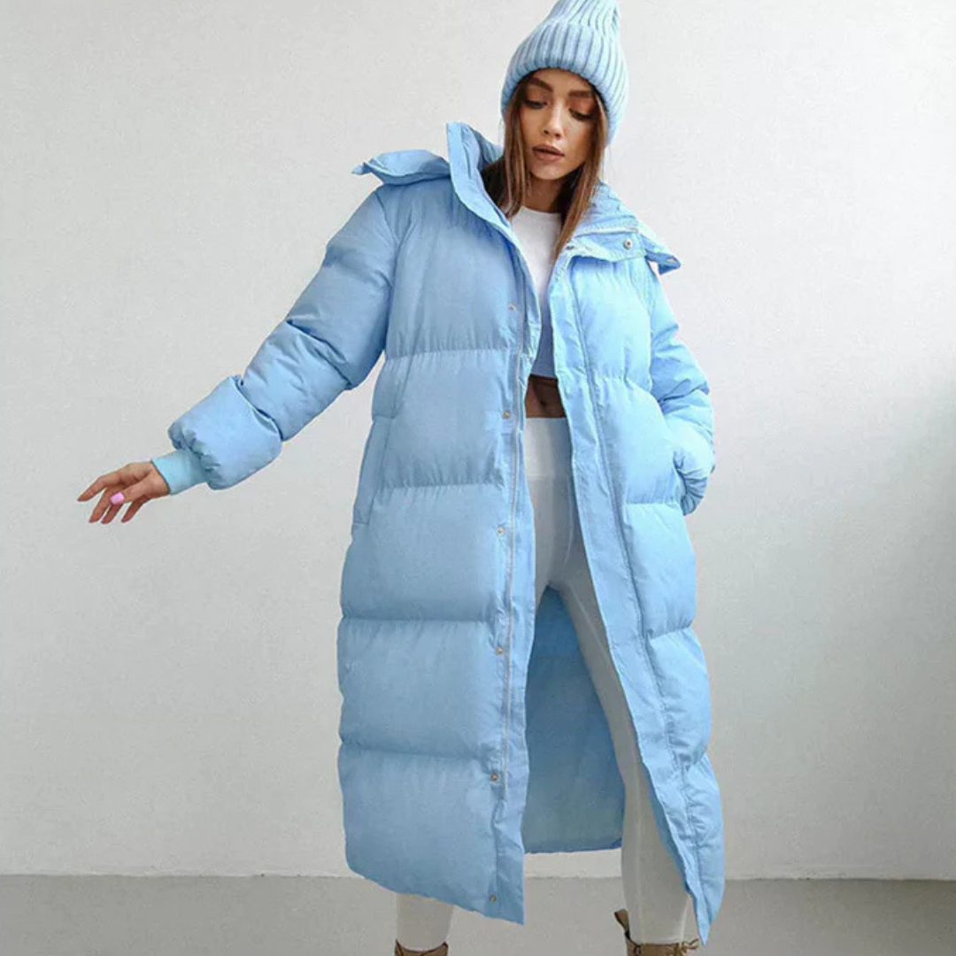 Abigail Down Coat | Warm Winter Coat in Long Cut