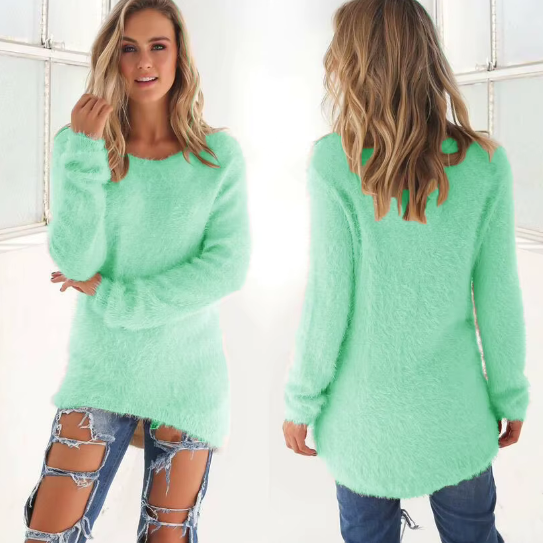 Amelia Long-Sleeve Sweater | Comfortable Women's Pullover for Everyday Wear
