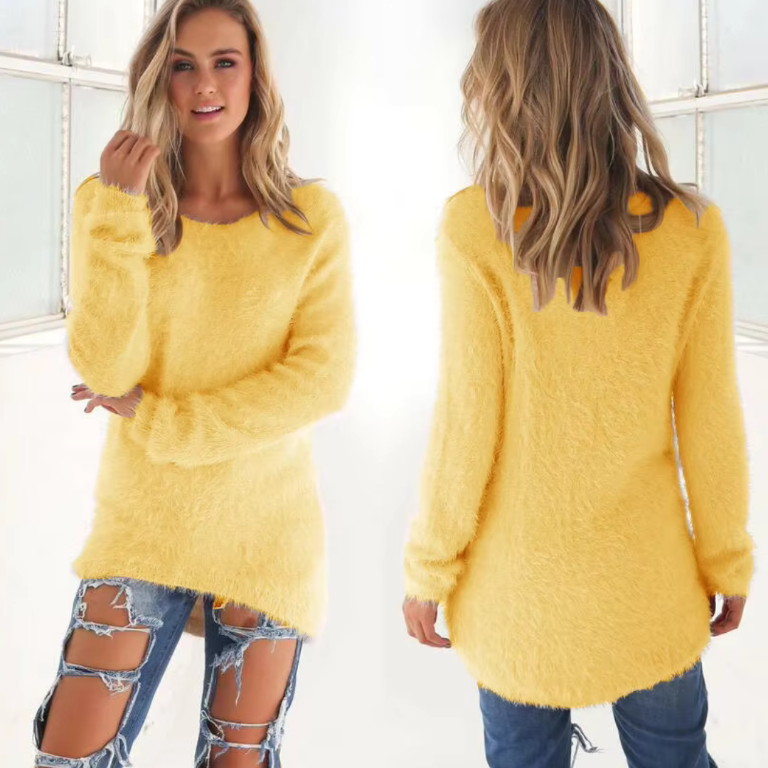 Amelia Long-Sleeve Sweater | Comfortable Women's Pullover for Everyday Wear
