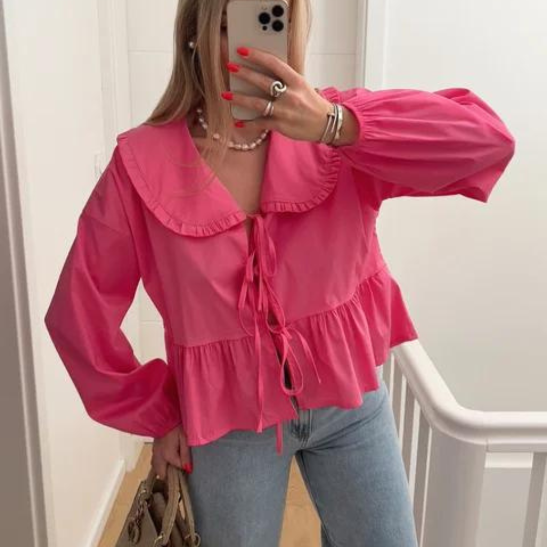 Anke Blouse | Casual Women's Blouse with Lantern Sleeves