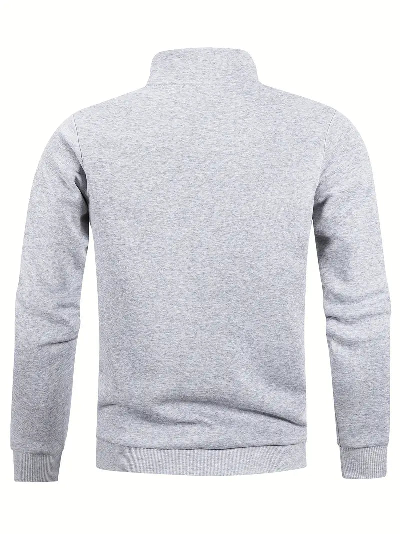 Men's Sweatshirt with Half-Zip