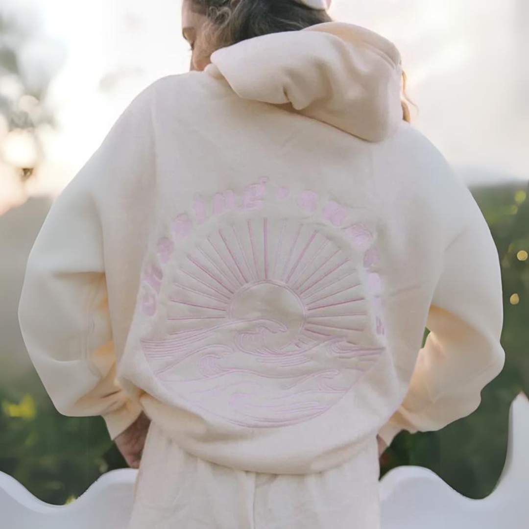 Abigail Hoodie | Hooded Sweatshirt - Sunset Back