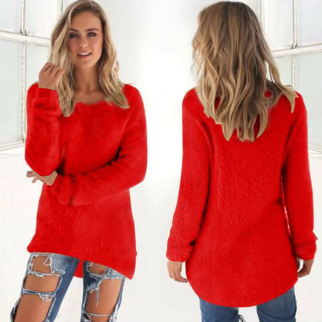 Amelia Long-Sleeve Sweater | Comfortable Women's Pullover for Everyday Wear
