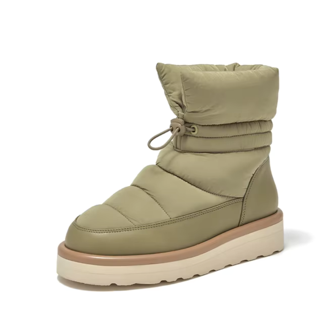 Alisa Boots | Women's Waterproof Leather Boots with Lace-Up