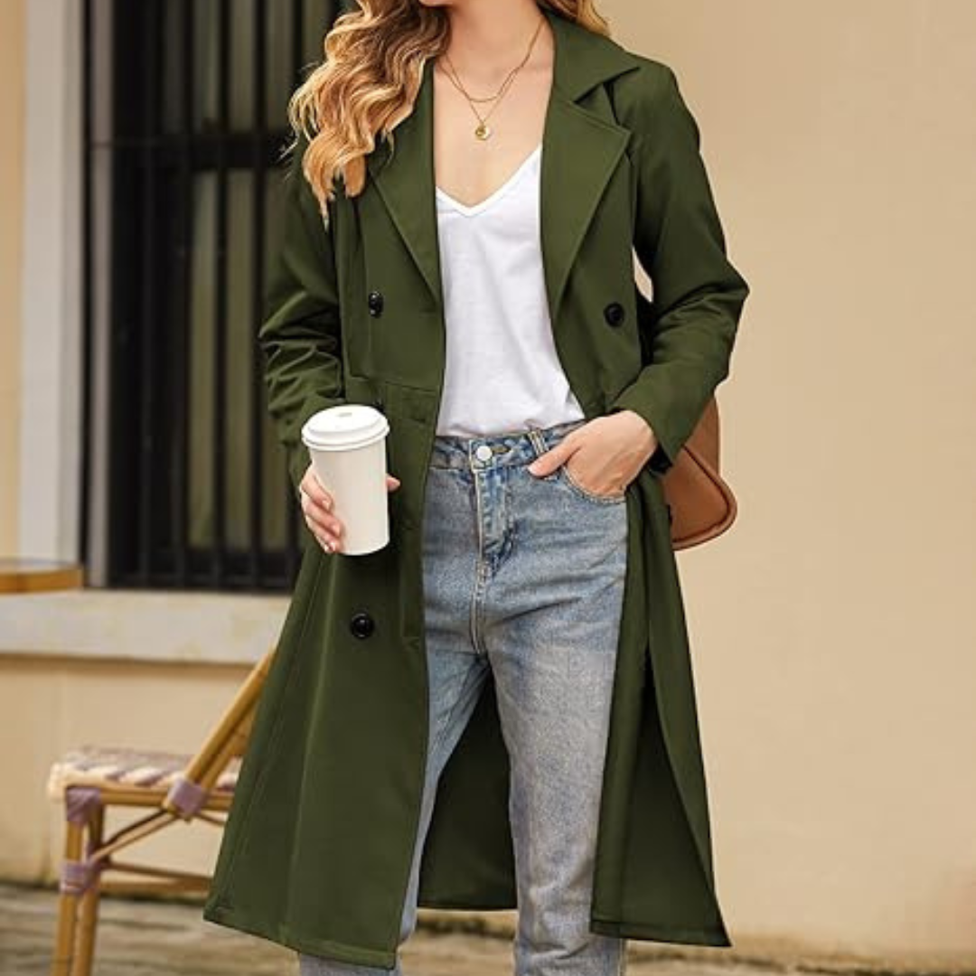 Alessandra Jacket | Elegant Trench Coat for Women