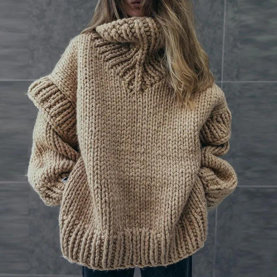 Adia Sweater | Trendy Oversized Knitted Sweater for Winter Days