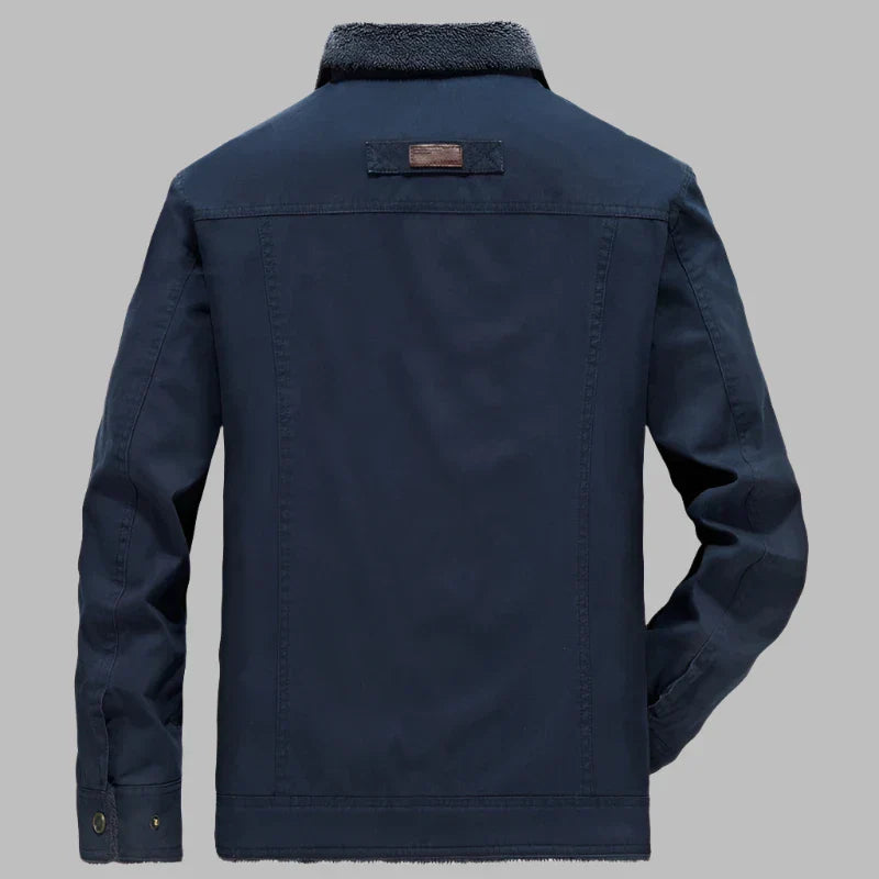 AeroFleece Jacket | Warm Fleece Winter Jacket for Men with Classic Collar